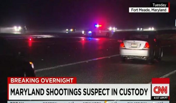 ▲ 지난 3월 3일(현지시간)에도 NSA를 향한 총격 사건이 있었다. ⓒ당시 CNN 보도화면 캡쳐