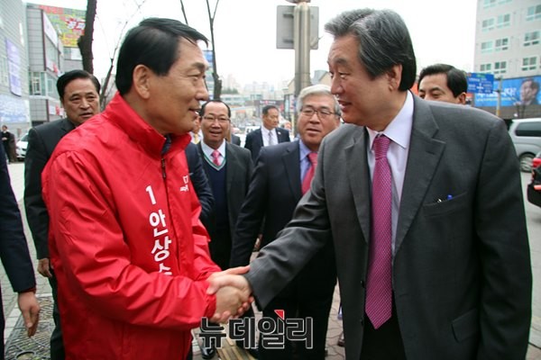 ▲ 새누리당 4.29 재보선에 출격한 안상수 후보의 개소식이 지난 2일 인천 검단에서 열렸다. ⓒ뉴데일리