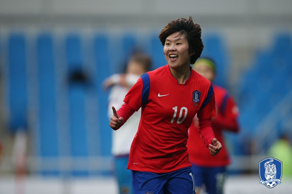 ▲ 지소연 선수.ⓒ대한축구협회