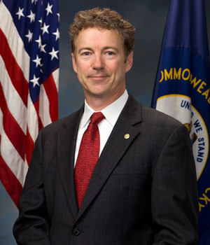 ▲ 지난 7일(현지시간) 지역구인 켄터키州에서 2016년 대선출마를 선언한 랜드 폴 상원의원. ⓒ위키피디아 공개사진