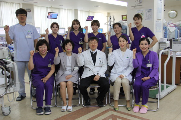 ▲ 혈액투석적정성평가 2년 연속 1등급에 신장내과가 선정됐다.ⓒ순천향대학교 부속 구미병원 제공