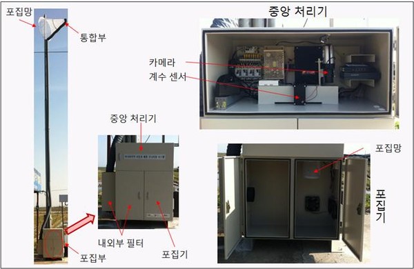 ▲ 성주군은 이동성 돌발 해충을 24시간 실시간으로 예찰할 수 있는 ‘무인자동공중포충망시스템’을 경북 최초로 설치해 운용한다.ⓒ성주군 제공