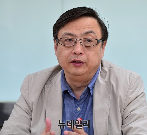 ▲ ▲이승만과 시장경제토론회, 토론하는 한정석 편집위원. ⓒ 뉴데일리 정상윤 기자