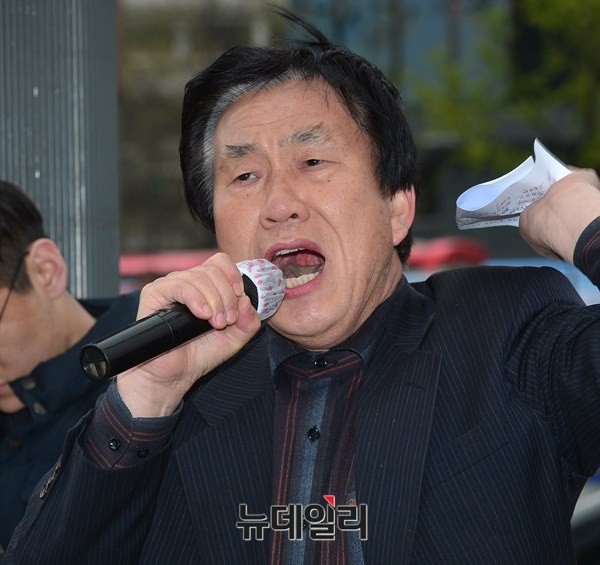 ▲ 박찬성 보수국민연합 상임대표.ⓒ뉴데일리 정상윤 사진기자