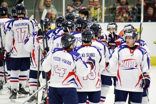 ▲ 대한민국 남자 아이스하키 대표팀.ⓒ대한아이스하키협회