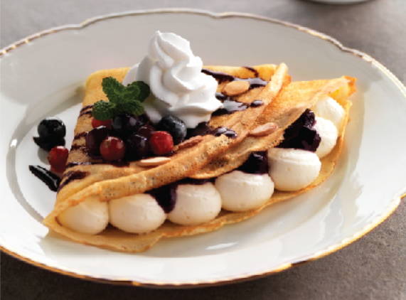 ▲ 즉석 베리베리 크레페 ⓒ애슐리