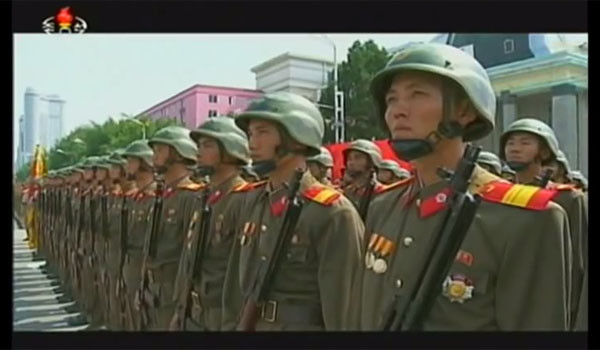 2013년 4월 25일 북한 건군절 60주년 당시 행사 모습. ⓒ北선전매체 캡쳐
