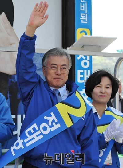 순방 강행군 탓에 앓아누운 박근혜 대통령을 연일 비난하고 있는 문재인 새정치민주연합 대표. ⓒ뉴데일리 DB