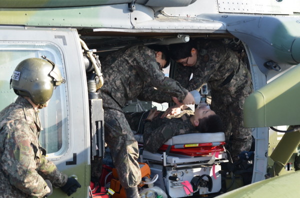 ▲ UH-60 의무후송헬기ⓒ육군