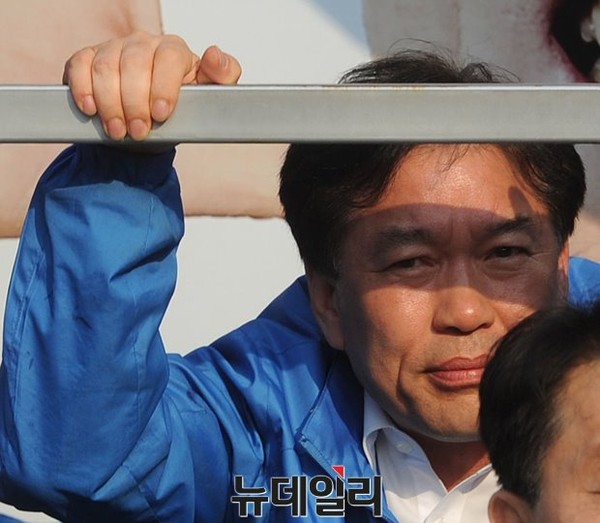 ▲ 새정치민주연합 정태호 후보. ⓒ뉴데일리 정재훈 기자