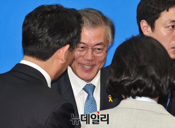 ▲ 새정치민주연합 문재인 대표. ⓒ뉴데일리 이종현 기자