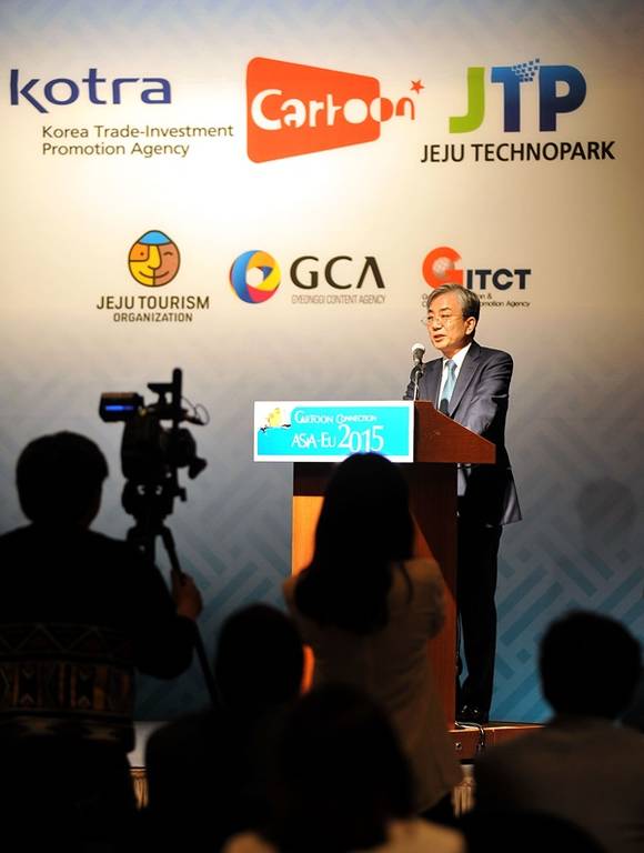 ▲ 김성수 코트라 전략마케팅본부장이 개회사를 하고 있다. ⓒ코트라