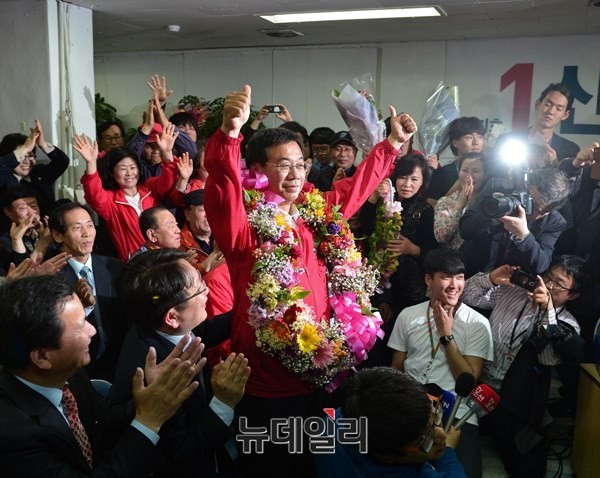 ▲ 새누리당은 성남 중원의 만성적인 교통난을 해결하고자 지하철이 관통하는 지역의 국회의원들이 머리를 맞대기로 했다. ⓒ신상진 후보 제공