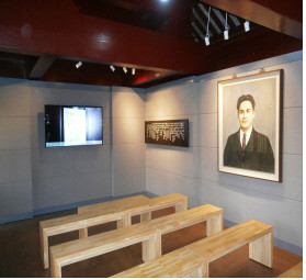 ▲ 상하이 매헌 기념관 내부 시청각 교육실.ⓒ보훈처