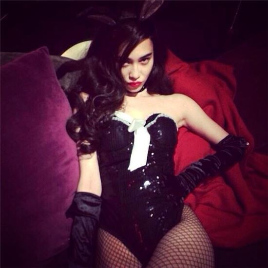 ▲ 바니걸로 변신한 미즈하라 키코ⓒSNS 발췌