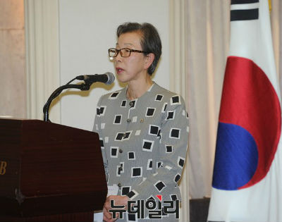 ▲ 김길자 (대한민국사랑회 회장)