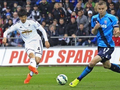 ▲ 스완지시티에서 활약하고 있는 기성용 ⓒ사진출처 기성용 공식사이트