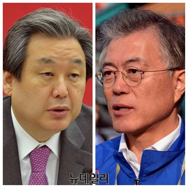 ▲ 새누리당 김무성 대표(왼쪽)와 새정치민주연합 문재인 대표.ⓒ뉴데일리DB