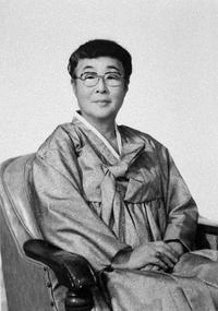 ▲ 이방자 여사.