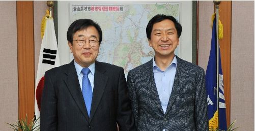 ▲ 좌=서병수 부산시장, 우=김기현 울산시장ⓒ뉴데일리