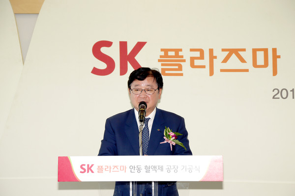 ▲ 준공식 인사말하고 있던 권영세 시장ⓒ안동시 제공