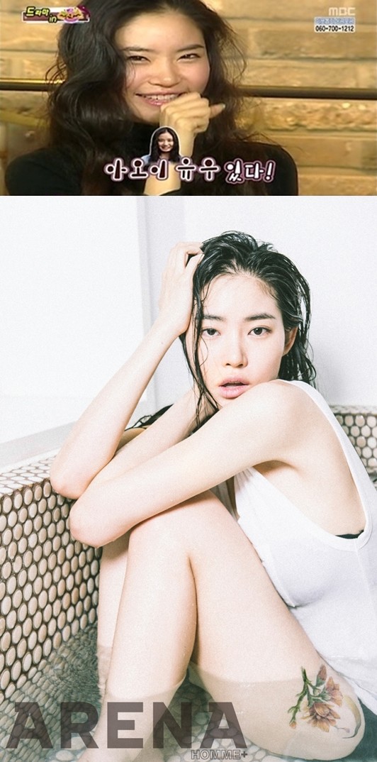 ▲ ⓒMBC '스친소' 방송 캡처(상), 패션잡지 'ARENA' 화보(하)