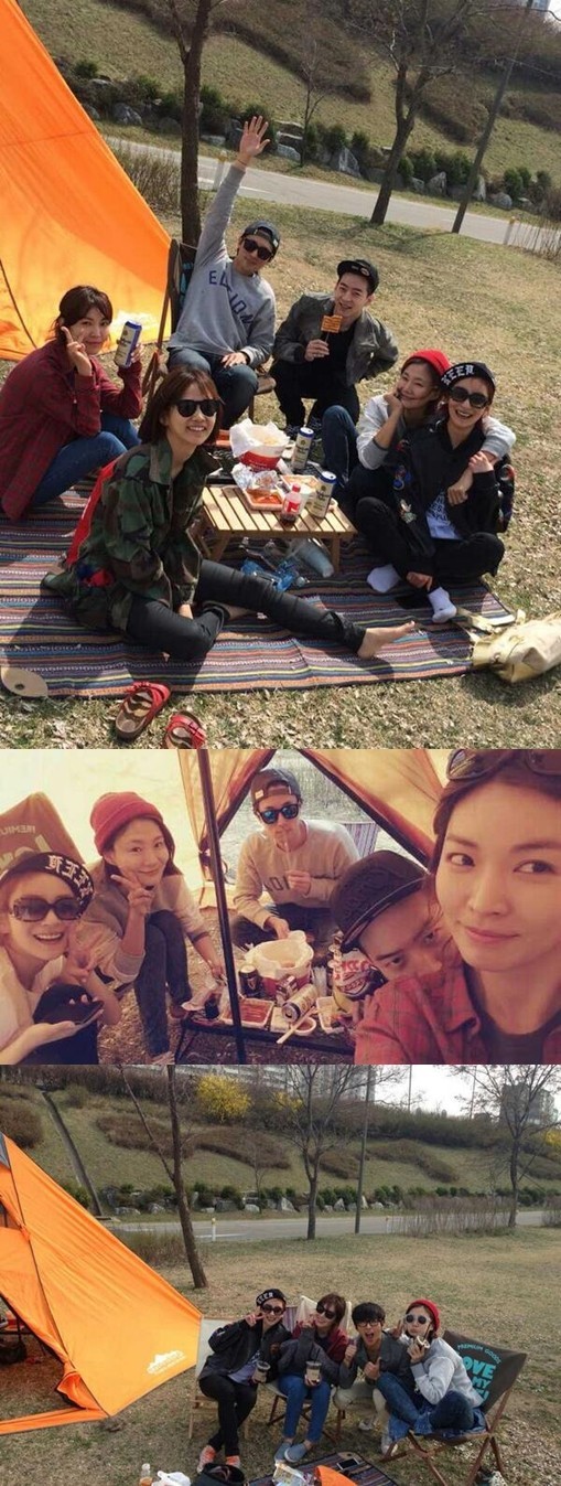 ▲ 연예인들의 봄나들이 장면ⓒ자료사진