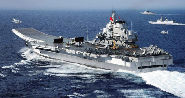 中인민해방군 해군 항공모함 '랴오닝' 함. 中공산당 소속 인민해방군은 최근 인도양을 넘어 아프리카까지 본격적으로 진출하는 움직임을 보이고 있다. ⓒ美해군연구소(USNI) 캡쳐