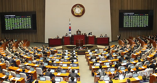 ▲ 5월 임시국회에서 지난 12일 본회의가 열렸다. 오는 28일 2차 본회의가 예정돼있다.ⓒ연합뉴스