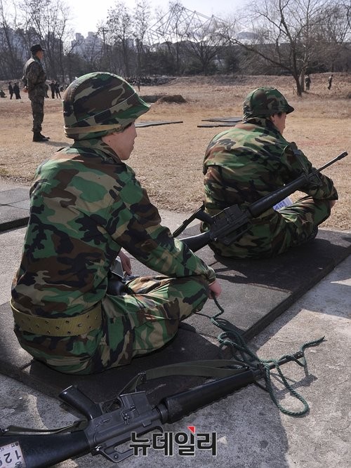 ▲ 사격훈련을 앞둔 예비군. 사진은 해당사건과 관련없음(자료사진)ⓒ뉴데일리 정재훈 사진기자.