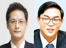 ▲ (왼쪽부터)이도균 무림페이퍼 전무와 단우영 한국제지 부사장ⓒ