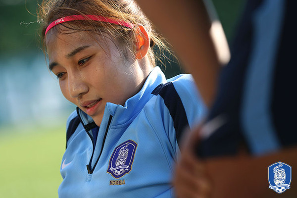 ▲ 여민지 선수.ⓒ대한축구협회