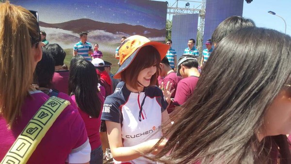 ▲ 2015 중국명인등산대회 윤수현 ⓒ솔미디어