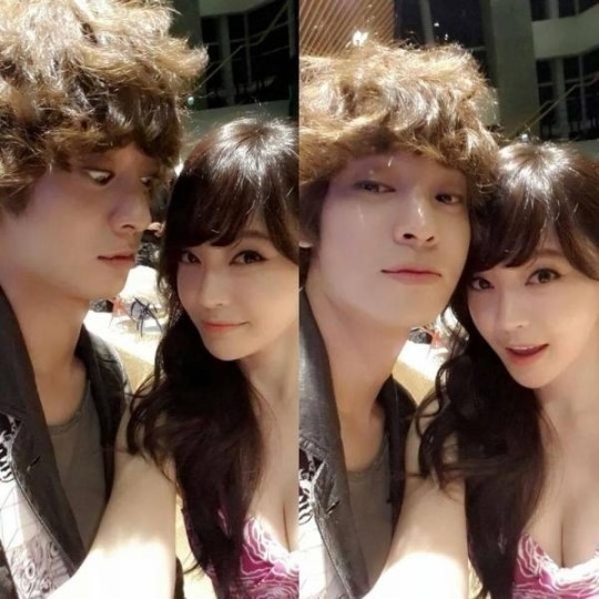 ▲ 정준영과 서유리 셀카 ⓒ서유리 트위터