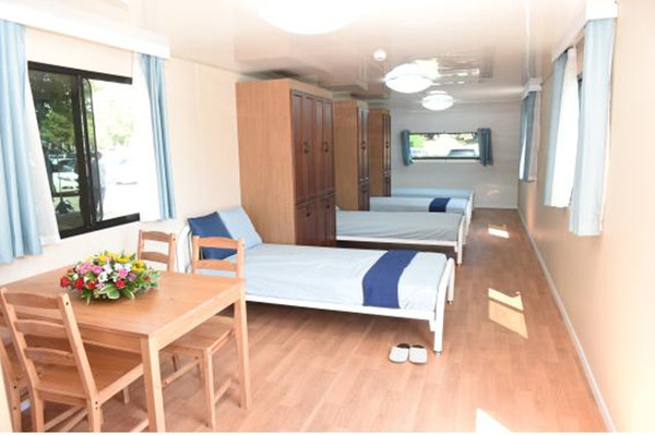 ▲ 카라반형 숙소 내부ⓒ문경시 제공