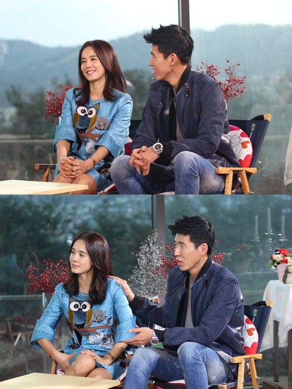 ▲ 힐링캠프 션 정혜영 부부 ⓒSBS 힐링캠프 제공