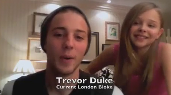 ▲ 클로이 모레츠와 트레버 듀크 모레츠 ⓒ유튜브 캡쳐