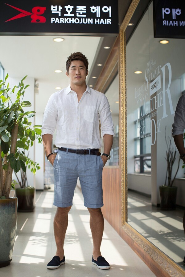 ▲ 박호준 헤어에서 김동현 ⓒ뉴데일리