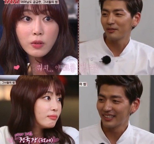 ▲ 맹기용과 강예원ⓒ'택시' 캡쳐