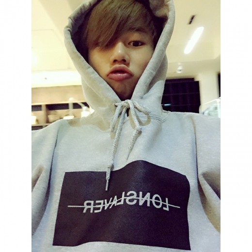 ▲ 오리 입술 박지빈 ⓒ박지빈 인스타그램