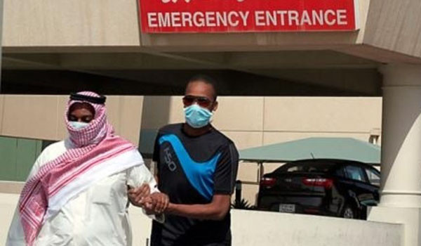 '중동호흡기증후군(MERS)'이 퍼질 당시 사우디아라비아의 한 응급실 앞. ⓒ알 아라비야 당시 보도화면 캡쳐