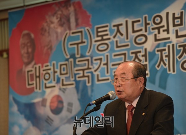 ▲ 이상훈 종북세력청산범국민협의회 공동상임의장. ⓒ뉴데일리 정상윤 사진기자