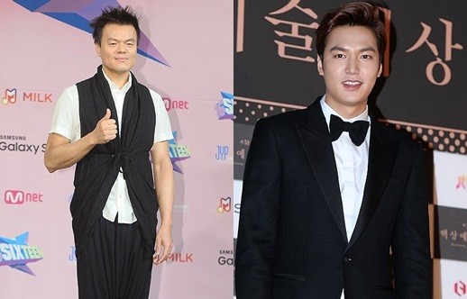 ▲ 박진영, 이민호ⓒ뉴데일리