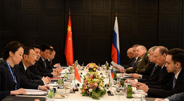 ▲ 지난 25일(현지시간) 러시아 모스크바에서 열린 제11차 전략안보회의 모습. ⓒ중국 신문망 보도화면 캡쳐