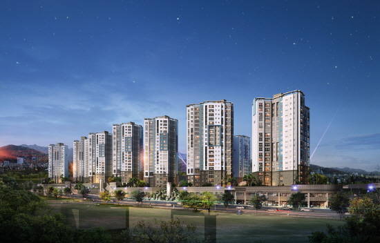 ▲ 북한산 더샵 투시도.ⓒ포스코건설