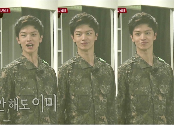 ▲ 육성재 군복ⓒ인터넷 커뮤니티