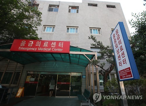 ▲ 메르스 감염 환자가 입원 중인 서울시내 한 병원.ⓒ연합뉴스