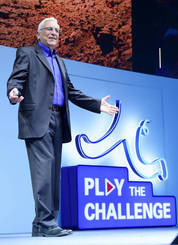 ▲ 삼성 '플레이 더 챌린지' 에를리히 요즈마그룹 회장. ⓒ삼성