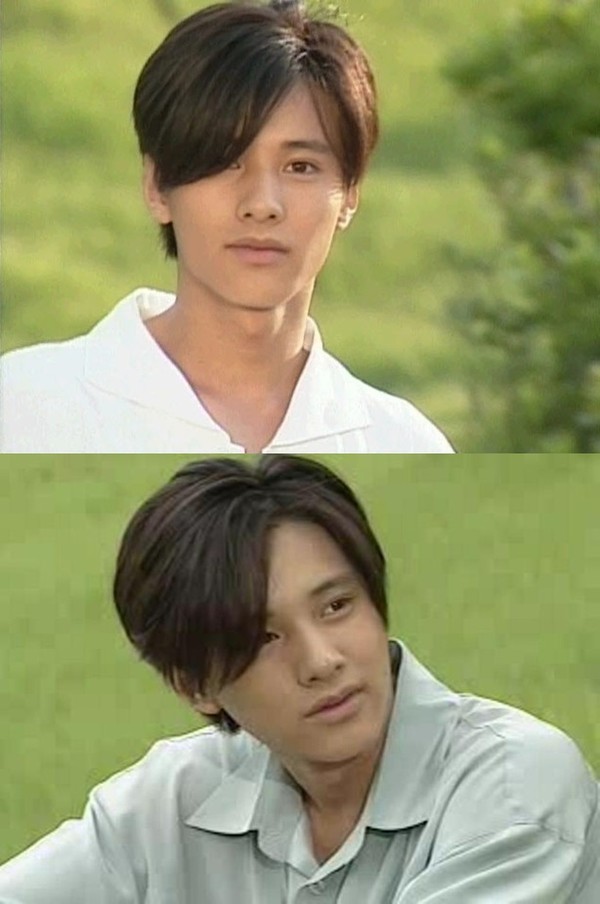 ▲ 원빈 데뷔 시절 ⓒ프로포즈 방송 화면