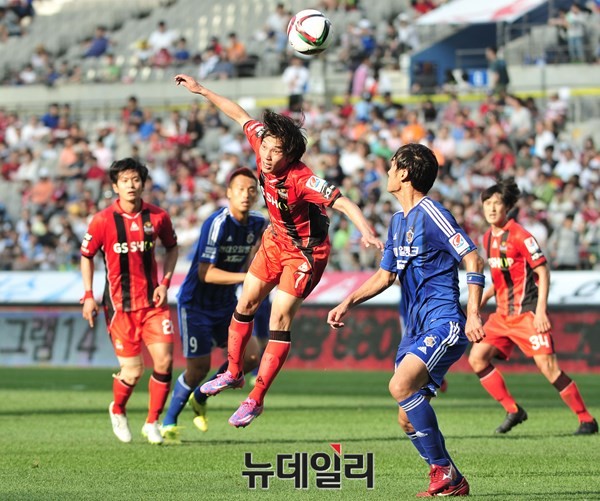 ▲ 프로축구 울산 현대와 서울의 경기 현장.ⓒ뉴데일리 이종현 사진기자